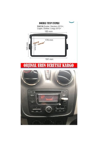 Dacıa Duster Double Teyp Çerçevesi Kalıp