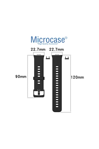 Microcase Huawei Watch Fit 1 için Silikon Kordon Kayış - KY67
