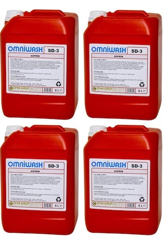 Omniwash Sd-3 Asprin Genel Temizlik Ürünü 4 X 5000ml 4'lü Set