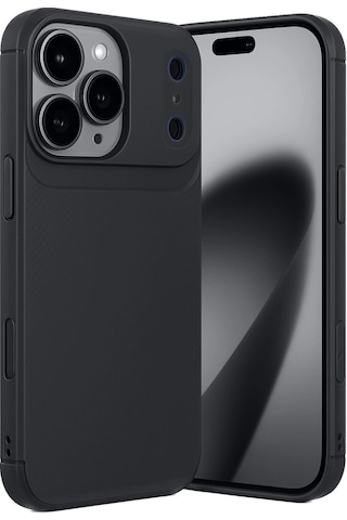 Apple, Uyumlu iPhone 17 Pro Max Auto Focus Karbon Kapak Siyah