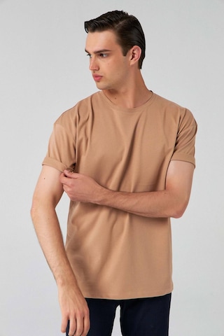 D's Damat Ds Damat Comfort Bej %100 Pamuk T-shirt 6HC14ORT02006 Bej