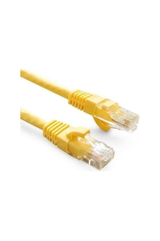 Ods 1metre Cat6 Utp Lszh Saf Bakır Sarı Patch Kablo 10'lu Paket -211767