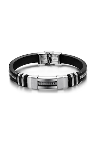 Ehediye Chavin Burgu Çelik Kauçuk Çelik Erkek Bileklik Dd94 Çok Renkli