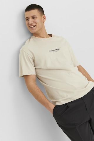 Jack & Jones Erkek T Shirt 12240121 Taş