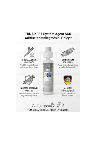 987 Adblue Kristalleşme Önleyici Ve Scr Sistem Koruyucu Katkı - 250ml Umıtavm