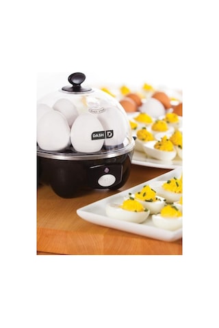 Dash Rapid Yumurta Pişirici + Mini Waffle Makinesi Premium Kahvaltı Seti Waffle Makineleri Siyah 1
