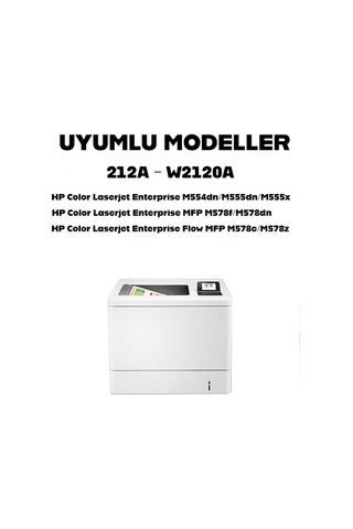 Hp 212a W2122a Sarı Uyumlu Toner Çipsiz M554 M555 Mfp M578