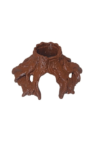 3d Akvaryum Dekoru Geniş Ağaç Kökü Kütük Mağarası Kp3d103105 Batan Süs 22x24x10.5 Cm