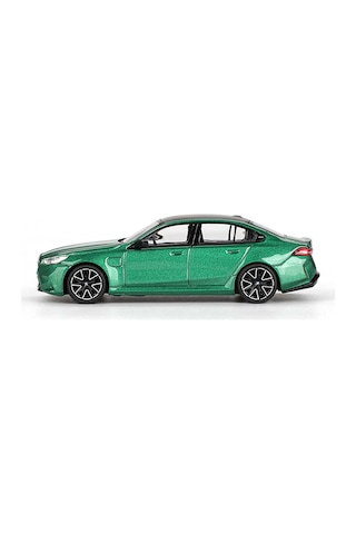 Mını Gt 1:64 Bmw M5 G90 Isle Of Man Green Metallic Blister Paket Diecast Model Araba Mgt01086-bl Yeşil