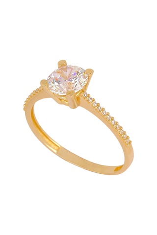 Cigold Tektaş Yüzük 14 Ayar Altın 1.83 Gr Oa-k21501029099