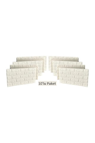 Kendinden Yapışkanlı Duvar Kağıdı 10 Adet 70X38 Cm (500227015)