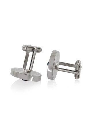 Zekupp Kol Düğmesi Kravat İğne Seti -  Gece Mavisi