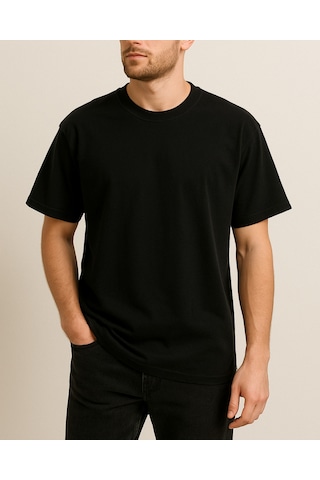 Hugo Boss Unmatched Baskılı T-shirt Siyah