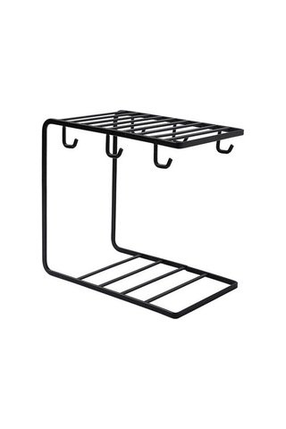 Çoklu Kanca Sanat Kahve Fincanı Raf Cam Çay Organizatör Marc Tutucu Mutfak Depolama Organizasyon Depolama Tutucular Ve Amp Raflar -