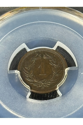 Pcgs Ms62bn 1913 B İsviçre 1rap Sertifikalı Nfc Çipli Özel Koleksiyon Parası