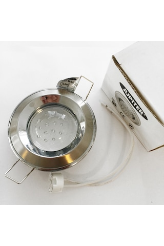 Jüpiter JH 525 Dekoratif Camlı Sıva Altı Gömme Spot - Krom