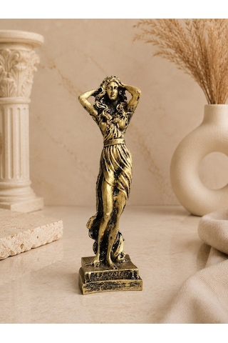 Afrodit Dekoratif Biblo 14 Cm Antik Yunan Tanrıçası Heykeli Bronz Görünümlü Afrodit Dekoratif Biblo 14 Cm Antik Yunan Tanrıçası Heykeli Bronz Görünümlü