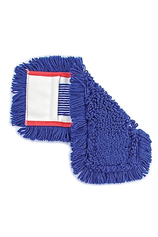 Umbex Plus- 60 Cm Orlon Mop Bezi Yedeği Yer Paspası Yer Toz Mopu 5 Lı Pkt Lacivert