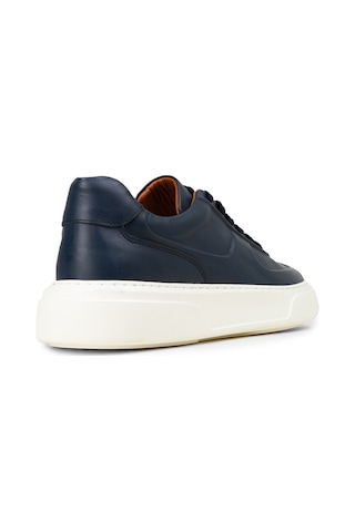 Deery Erkek Hakiki Deri Lacivert Sneaker Ayakkabı - 04601mlcve01
