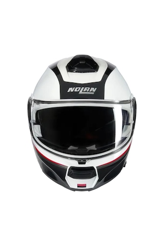 Nolan N100-6 Incognıto 344 Çene Açılır Kask Beyaz