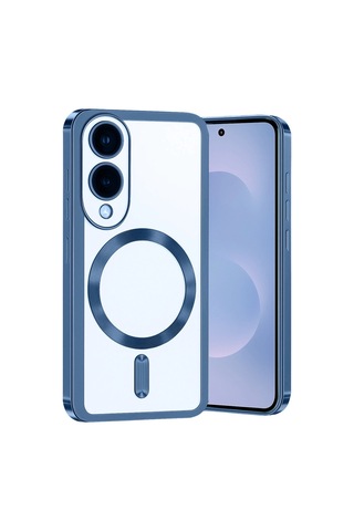 Samsung Galaxy Uyumlu S25 Edge Kross Magneticsafe Kapak - Sierra Blue Sierra Mavisi