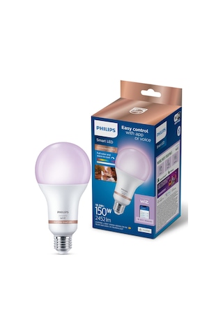 Philips Smart Lighting Led Ampul A80 E27 150w Eşdeğer Rgb - Google Home, Alexa, Homekit Ve Matter Uyumlu Çok Renkli