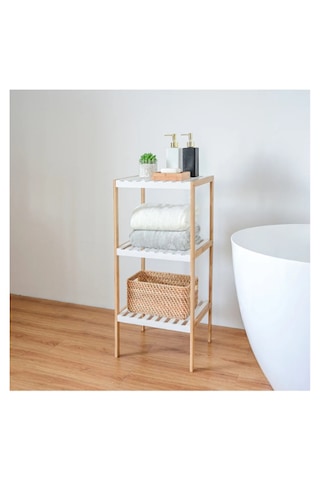 3 Katlı Bambu Raf Bambu