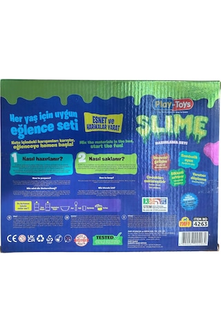 Karanlıkta Parlayan Eğlenceli Ve Eğitici Slime Hazırlama Seti