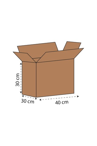 Kenzlife Çift Oluk Karton Koli 40x30x30 Mukavva 05 Adet Fiyatıdır. Diğer