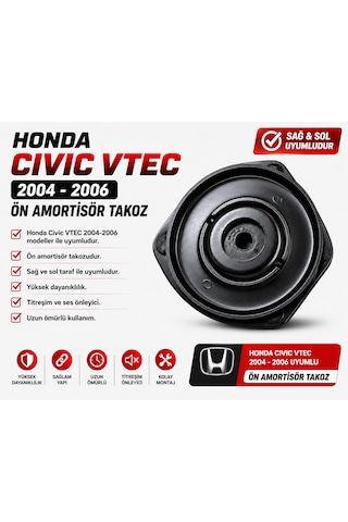 Honda Civic Vtec 2004-2006 Ön Amortisör Takozu 1 Adet Sağ / Sol Uyumlu