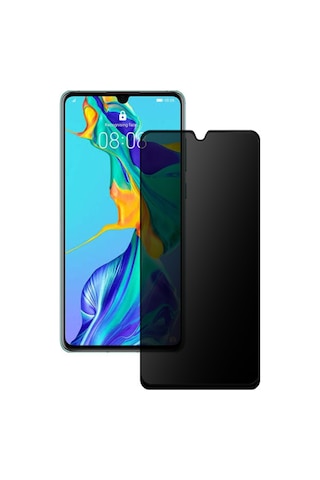 Xiaomi Redmi Note 8 Hayalet Privacy Gizli Cam Ekran Koruyucu Siya
