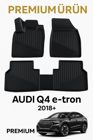 Audi Q4 E-tron 2018+uyumlu 3d Oto Paspas Premium