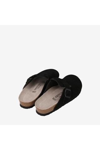 Terlik Erkek G106582 Genuins Rıva Velour Black siyah