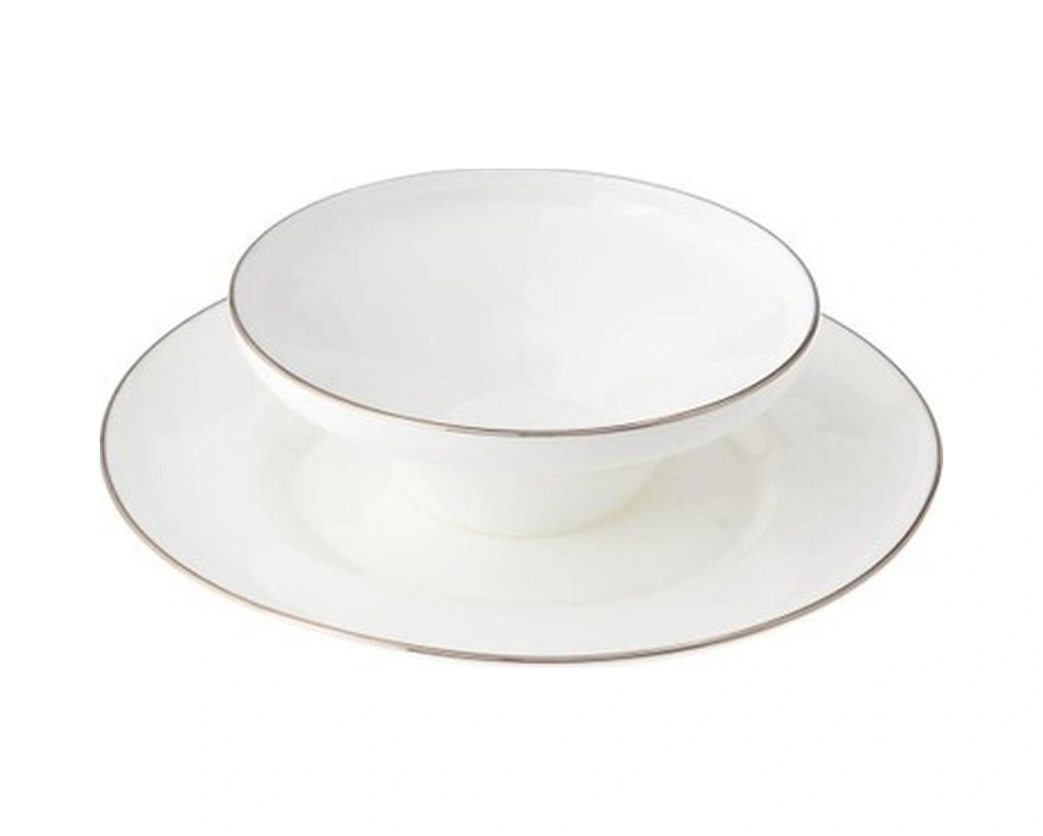 Maxx Doria Moon Platinum 12 Kişilik 60 Parça Yemek Takımı Pa2006 Süt Beyazı