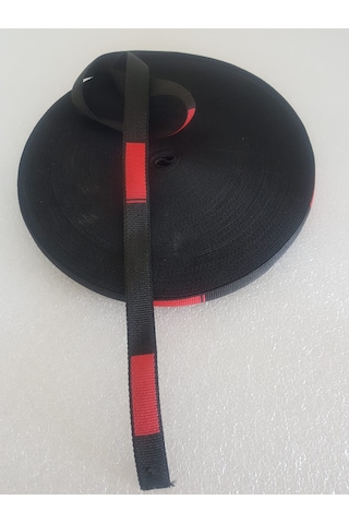 Jakarlı Dar Dokuma Polyester Şerit İp 50mt