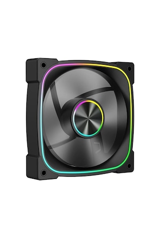 1st Player Fn7r 120mm Reverse 4pın Pwm + 3pın Argb Tekli Siyah Kasa Fanı