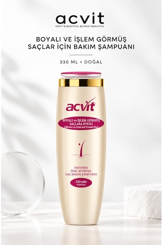 Boyalı Ve Işlem Görmüş Yıpranmış Saçlar Için Bakım Şampuanı