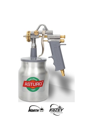 Teknik Alet Asturo Boya Tabanca G70 Alttan Depo 1,8 Mm