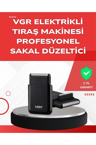 Abs Gövdeli Süper İnce Elektrikli Sakal Kesici 45 Dk Kablosuz Kullanım Yanak Makası Dahil