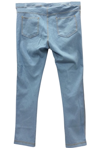 Kız Çocuk Kot Pantolon Görünümlü Mevsimlik Açık Mavi Renk Tayt Açık Mavi