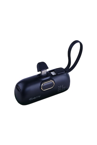 Dx269b Siyah Powerbank 5.000 Mah, 22.5 W Type-c Hızlı Şarj