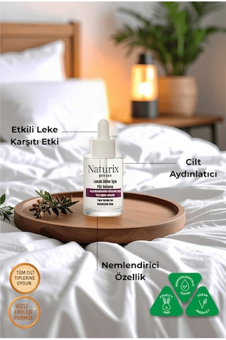 Leke Karşıtı Yüz Serumu %5 Niacinamide & %2 Alpha-arbutin Lekeli Ciltler İçin Etkili Bakım 30ml