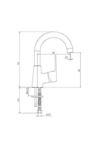 Eca Ar Fast 102188144 Lavabo Bataryası Kuğu Borulu Krom