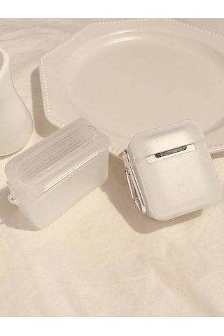 Cronax Airpods Uyumlu Pro2 Kulaklık Kılıfı Silikon Karabinalı 260867664 Açık Mavi