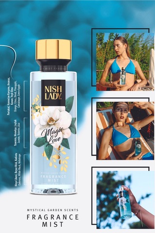 Nishlady Magic Love Body Mist Vegan Vücut Spreyi 260 ML