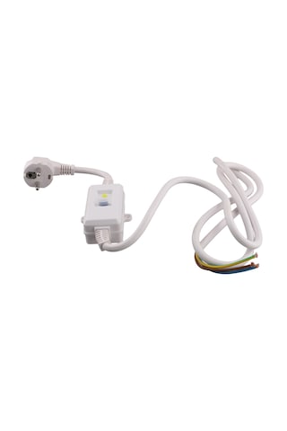 Xurunkeji Fı Sigorta Prizi, Kaçak Akım Sigorta Fişi, Kablolu, Kişisel Koruma Adaptörü, Ab Fişi, Beyaz