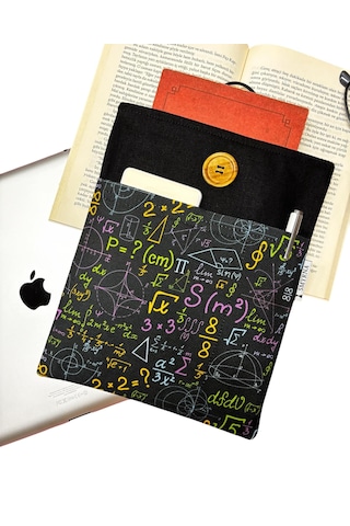 Kitap Kılıfı / Tablet Kılıfı / Çok Amaçlı Kılıf Matematik,formül Siyah