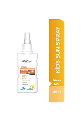 Dermokil Kids SPF 50+++ Yüksek Koruyucu Çocuk Güneş Spreyi 3 x 200 ML