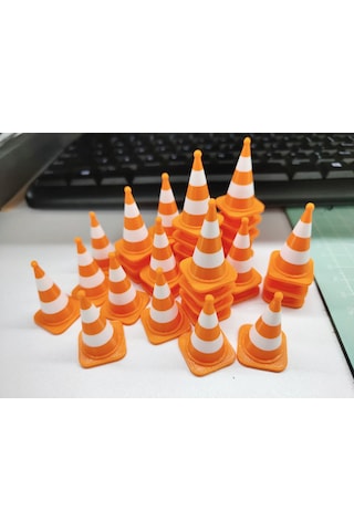 Diorama Ve Model Araba Parkuru İçin 10 Adet Mini Duba 2cm