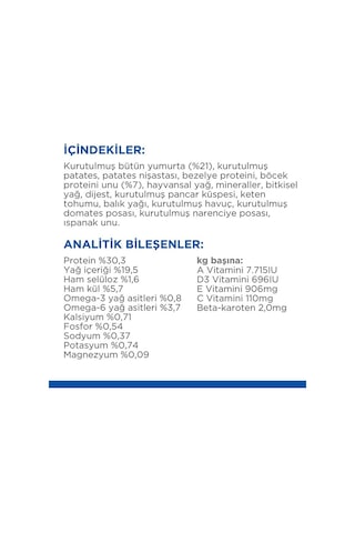 Hills Hypoallergenic Yumurta Ve Böcek Proteinli Yetişkin Kedi Maması 7 Kg